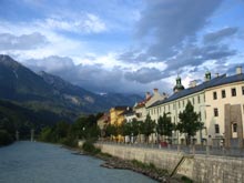 Abend in Innsbruck am Inn