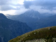 Abendlicher Ausblick von der Kaltenberghütte