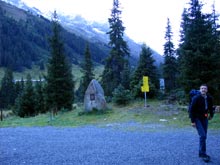 Nach Gewitter und starkem Regen endlich an der Konstanzer Hütte angekommen