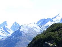 Bestes Wetter zur Gletscher-Überquerung - Großer Kuchelferner links.