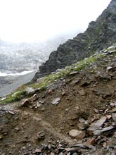 Wir starten mal wieder im Regen - Verwall Höhenweg (502).